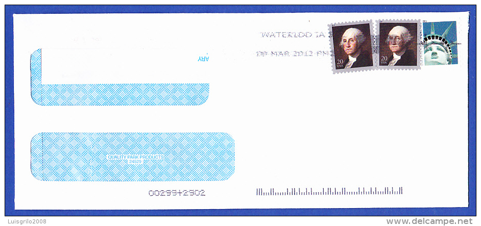 ENVELOPPE -- CACHET - WATERLOO - 10.MAR.2012 - Covers & Documents