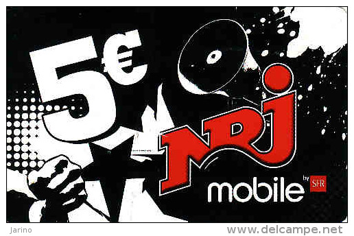 Reunion, Recharge NRJ Mobile Card 5€ - Réunion