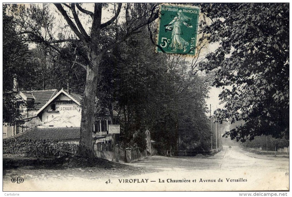 78 - VIROFLAY - La Chaumière Et L'Avenue De Versailles - (Restaurant) - ELD - Viroflay