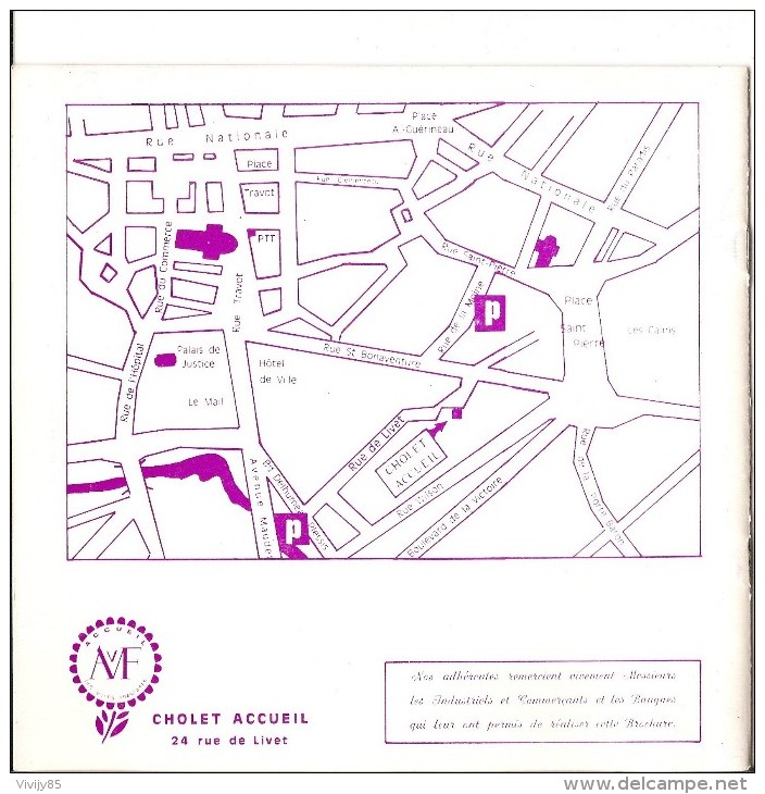 49 -Guide  CHOLET Accueil  N°24 ( AVF ) De 28 Pages - Technique