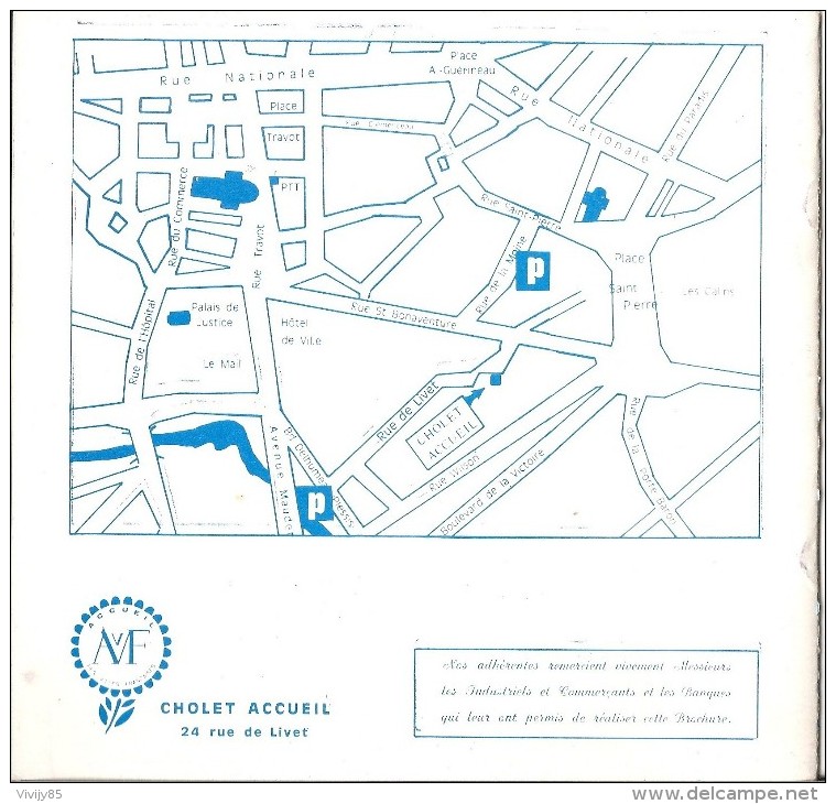 49 - Guide  CHOLET Accueil N°22 ( AVF ) De 28 Pages - Autres & Non Classés