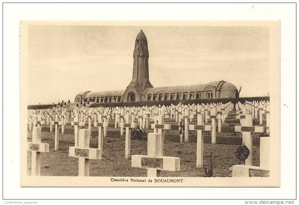 Cp, Militaria, Cimetière National De Douaumont (55) - Cimiteri Militari