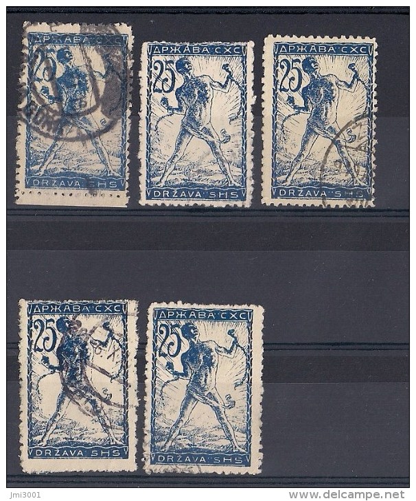 Yougoslavie 1919 YT-68  Mi-104I ° - Used Stamps