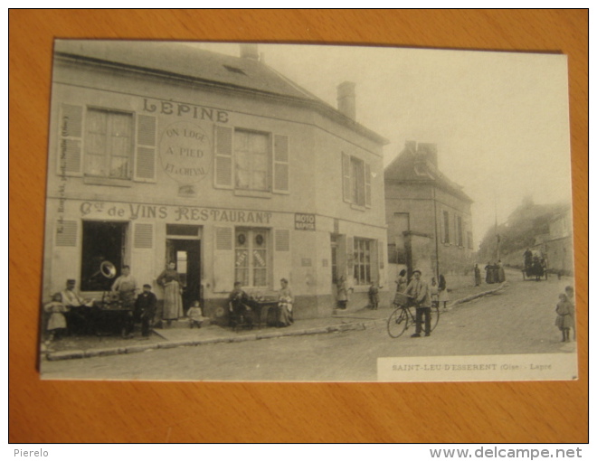 SAINT LEU D ESSERENT CAFE LEPINE  LAPRE - Autres & Non Classés