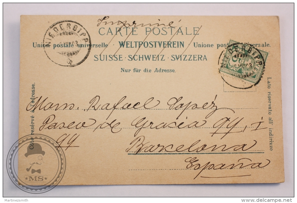 Postcard Switzerland - Zürichhorn - Circulated - Edited Gebr. Wehrli, Kilchberg - Louis Glaser Leipzig - Kilchberg