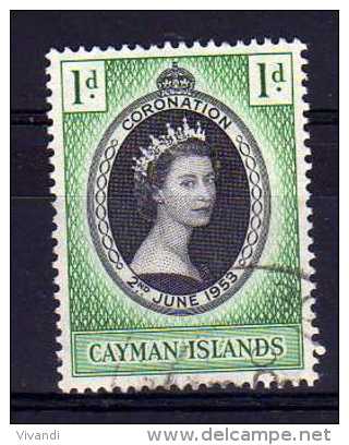 Cayman Islands - 1953 - QEII Coronation - Used - Iles Caïmans