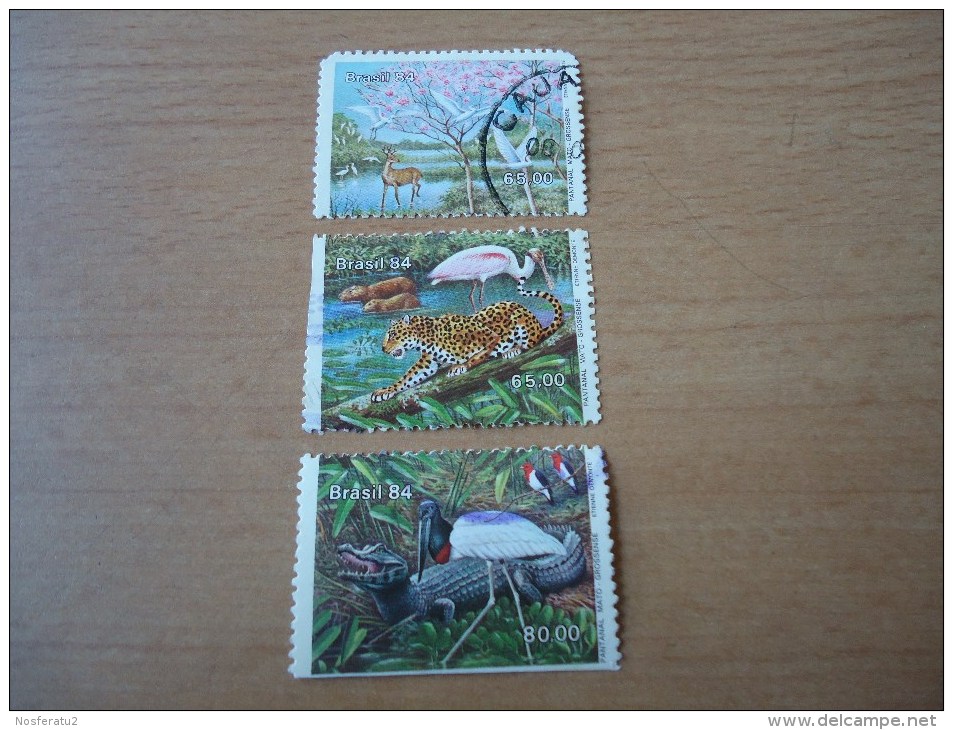 Brasilien: MiNr. 2041-2043 Naturschutz(1984) - Used Stamps