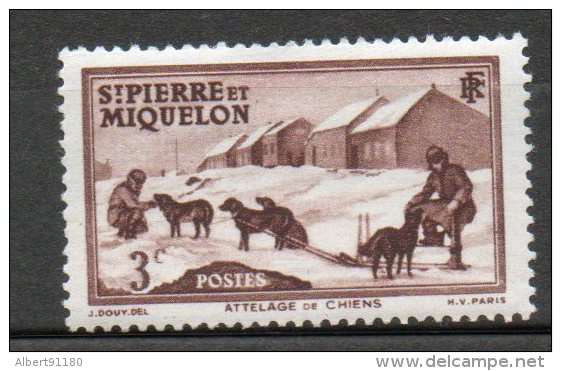 ST PIERRE ET MIQUELON  Attelage 1938 N°168 - Oblitérés