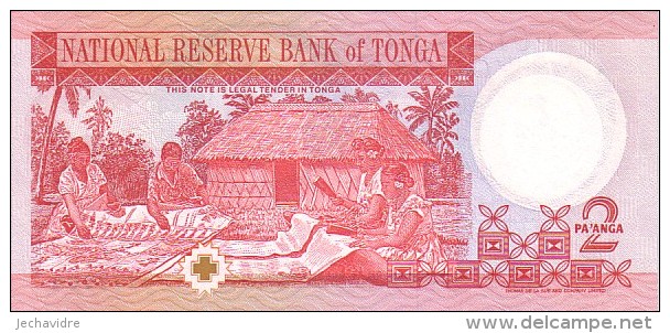 TONGA   2 Pa'anga   Non Daté (1995)   Pick 32     *****  BILLET  NEUF  ***** - Tonga