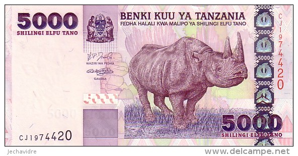 TANZANIE   5 000 Shilingi   Emission De 2003    Pick 38    *****  BILLET  NEUF  ***** - Tanzania