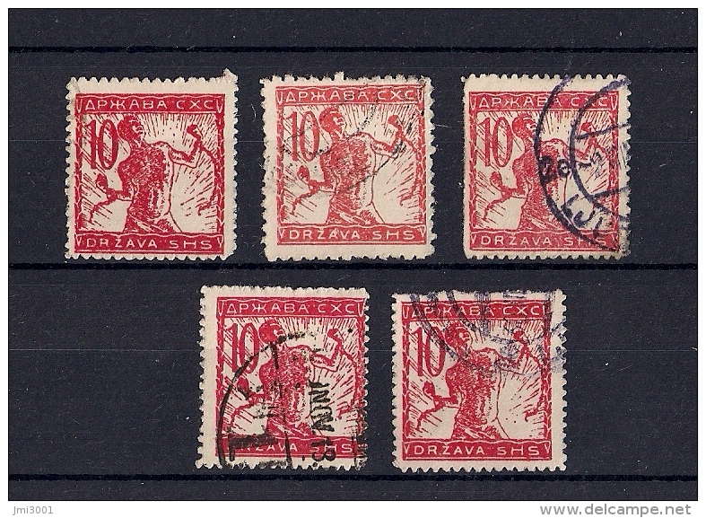 Yougoslavie 1919 YT-72  Mi-100II ° - Used Stamps