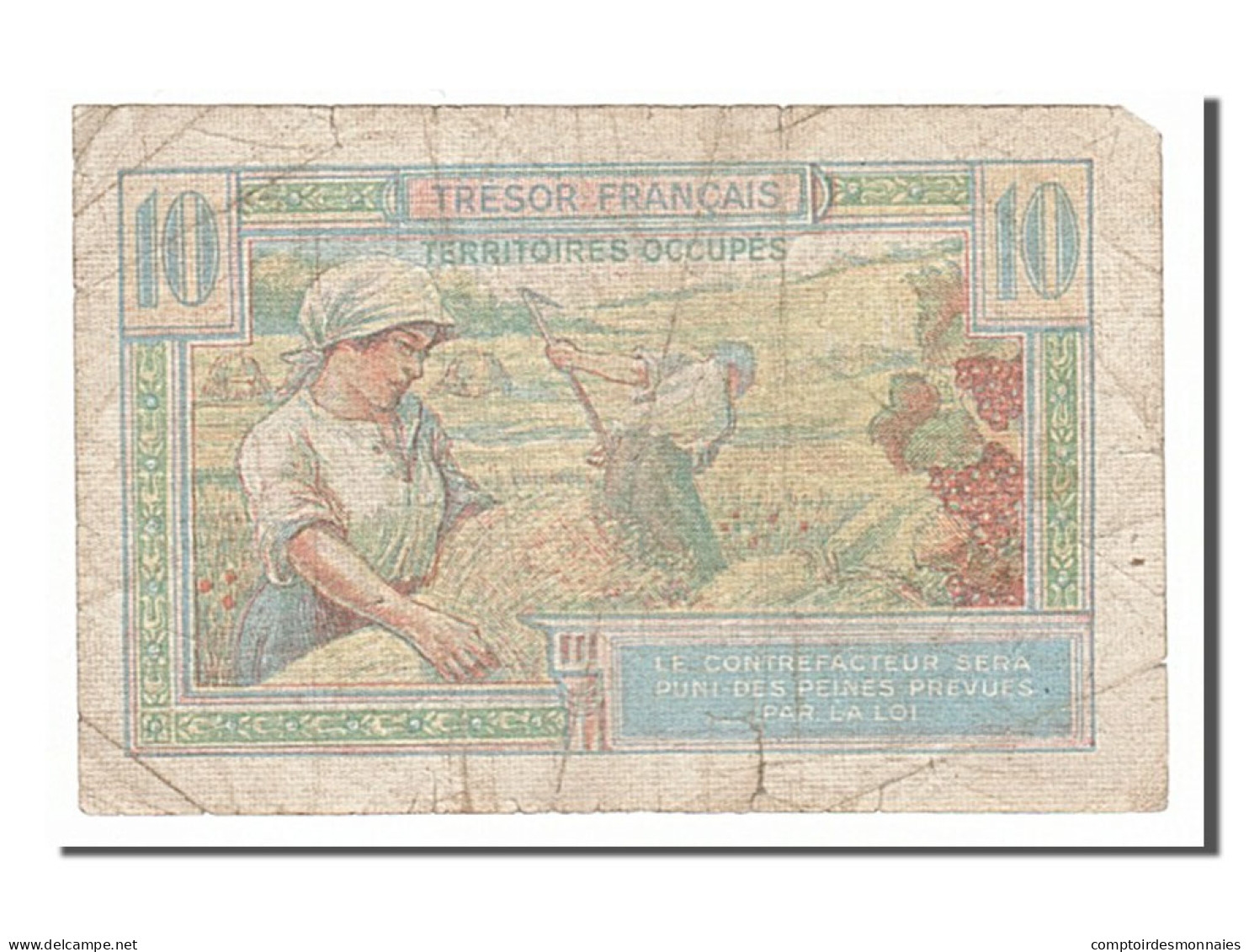 Billet, France, 50 Francs, 1947 French Treasury, 1947, TB, Fayette:30.1, KM:M8 - 1947 French Treasury