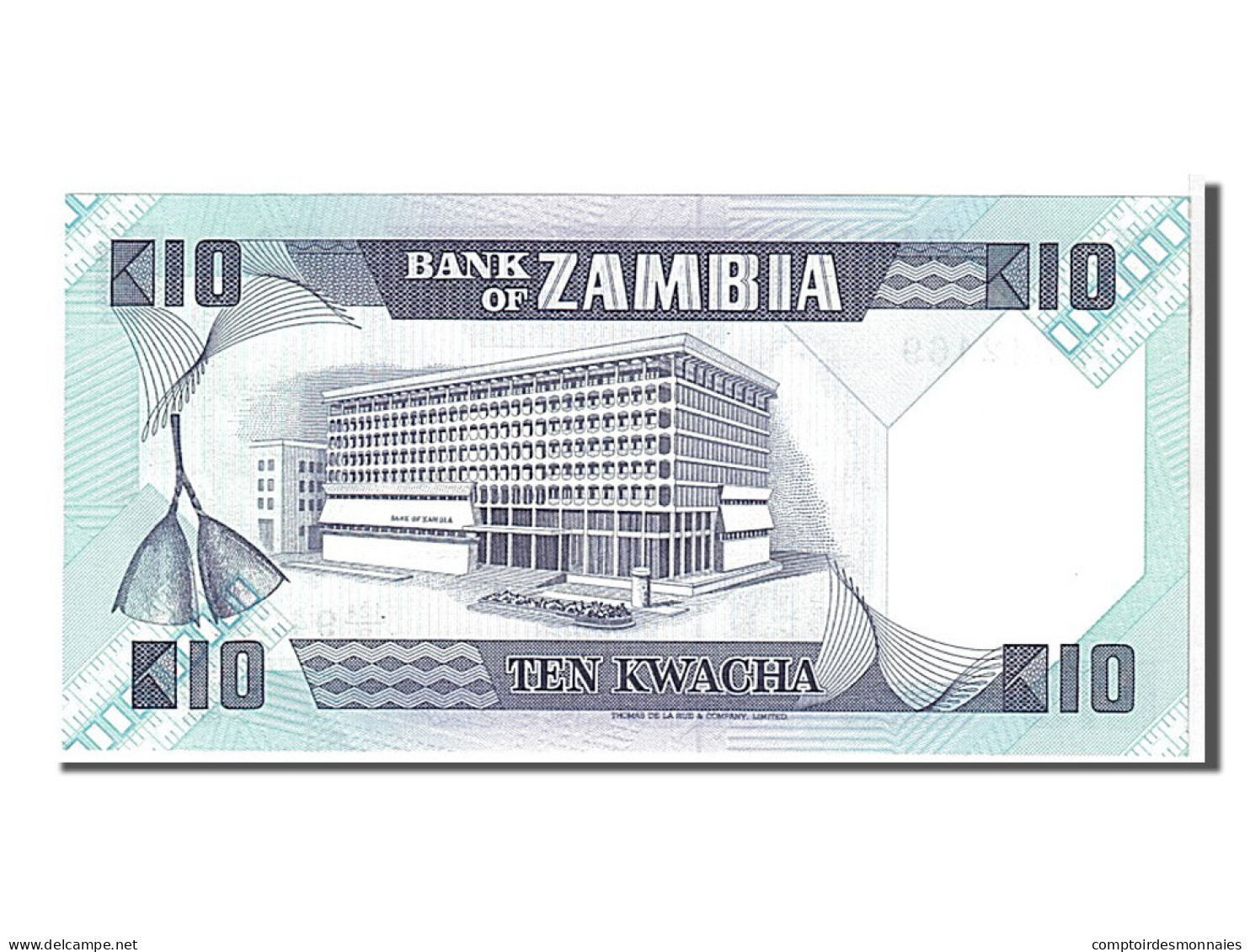 Billet, Zambie, 10 Kwacha, 1980, NEUF - Zambia