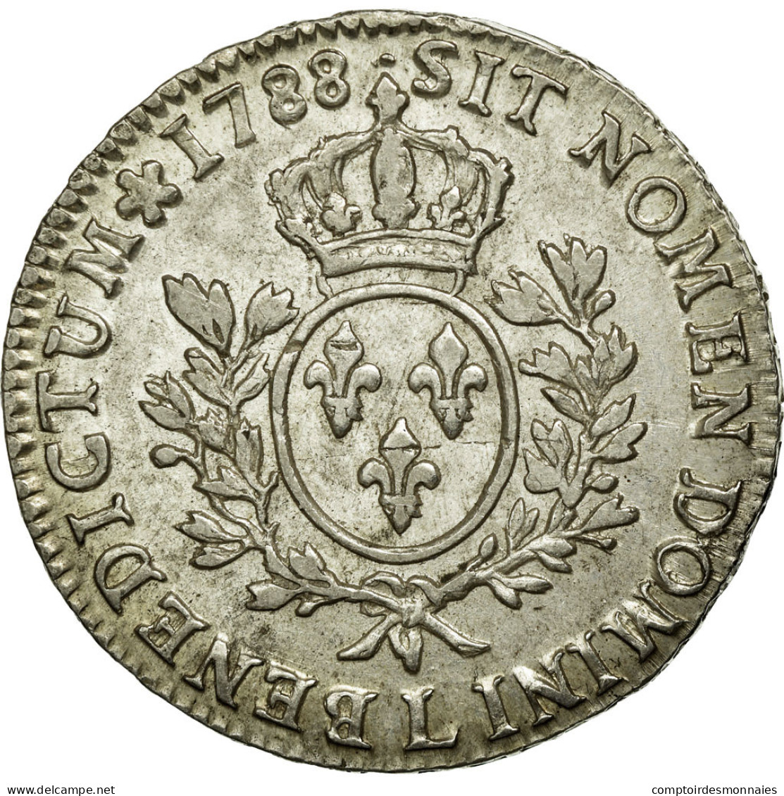 Monnaie, France, Louis XVI, Écu Aux Branches D'olivier, Ecu, 1788, Bayonne - 1774-1791 Ludwig XVI.