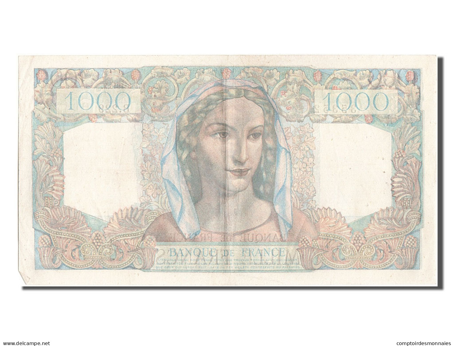 Billet, France, 1000 Francs, 1 000 F 1945-1950 ''Minerve Et Hercule'', 1946 - 1 000 F 1945-1950 ''Minerve Et Hercule''