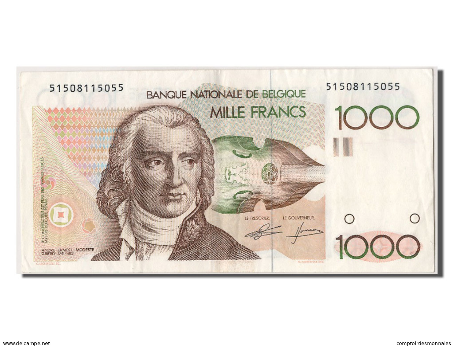 Billet, Belgique, 1000 Francs, SUP - 1000 Francos