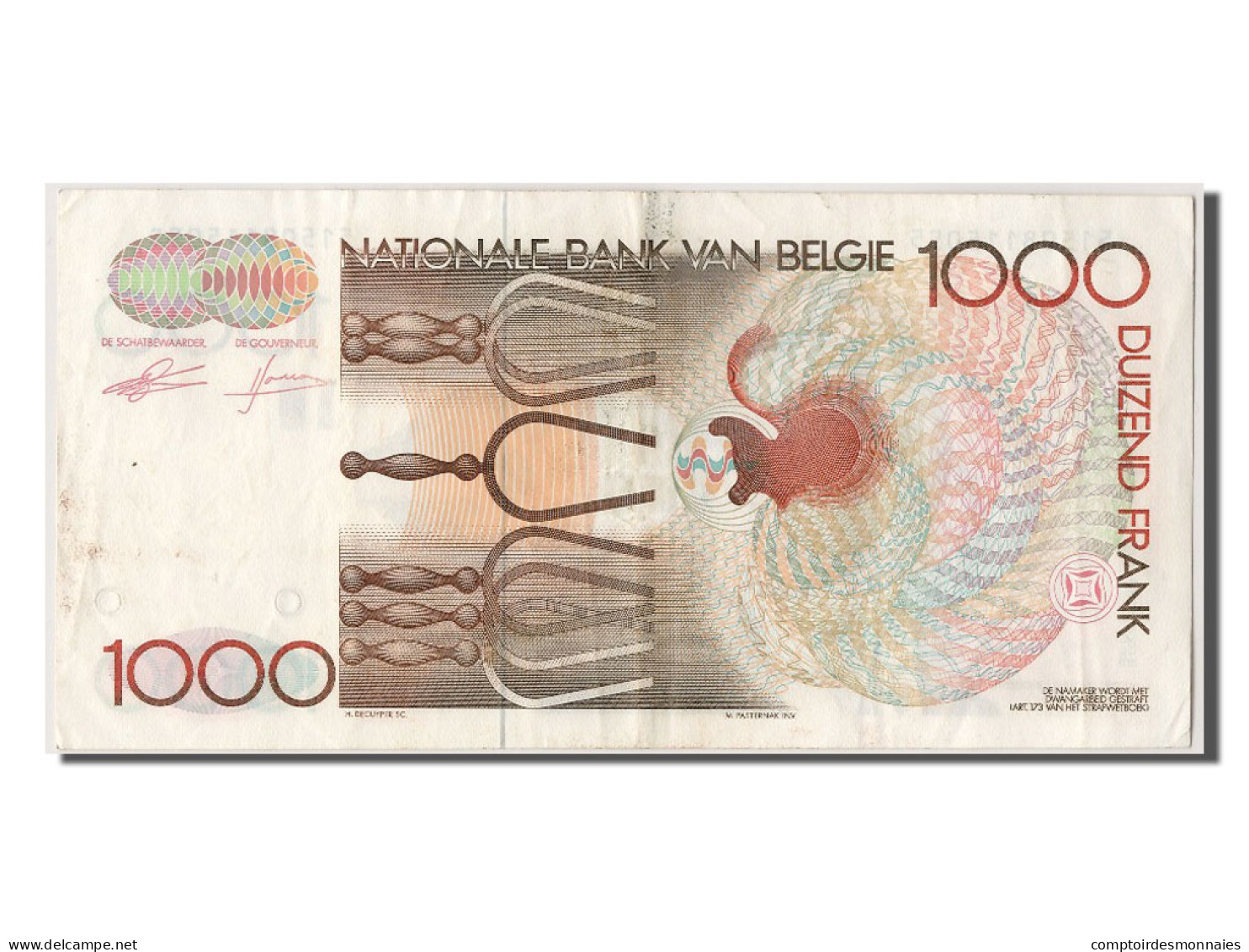 Billet, Belgique, 1000 Francs, SUP - 1000 Francos