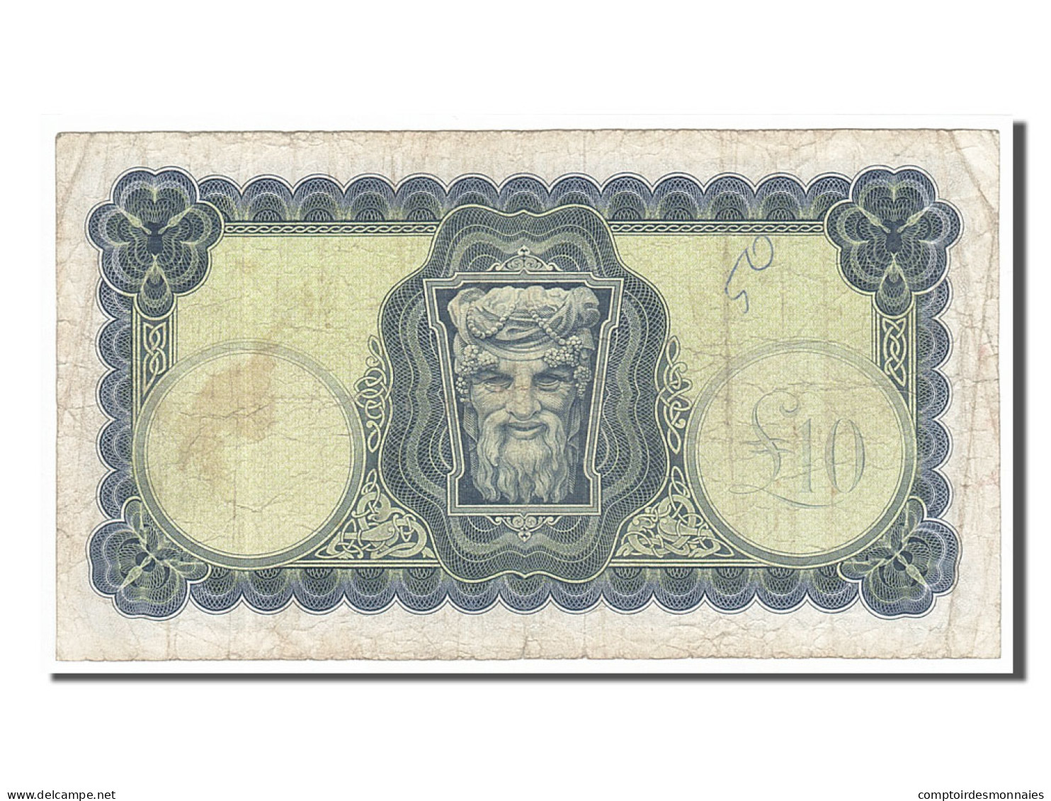 Billet, Ireland - Republic, 10 Pounds, 1975, 1975-02-10, TTB - Ierland