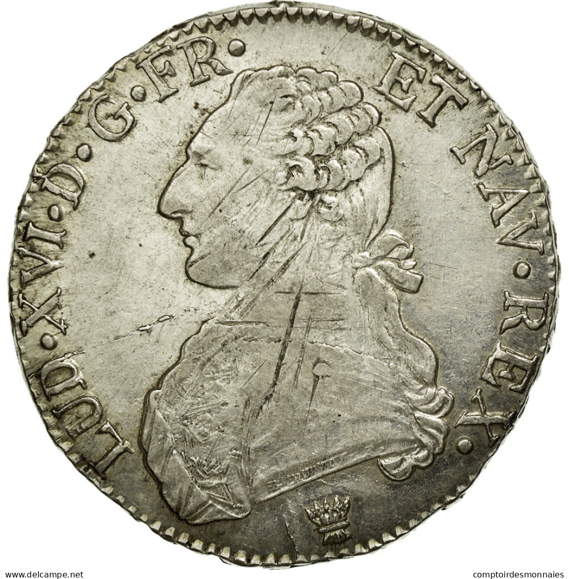 Monnaie, France, Louis XVI, Écu Aux Branches D'olivier, Ecu, 1784, Limoges - 1774-1791 Luis XVI