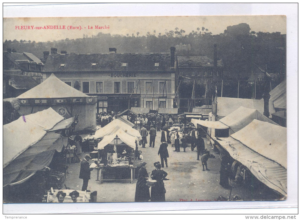 27 Fleury Sur Andelle Le Marché 1916 - Sonstige & Ohne Zuordnung