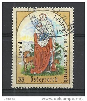 AUSTRIA 2009 - HOLY LEOPOLD - USED OBLITERE GESTEMPELT USADO - Oblitérés