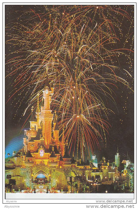 DISNEY - DISNEYLAND - Chateau, Feu D´artifice - D22 Div 297 - Disneyland