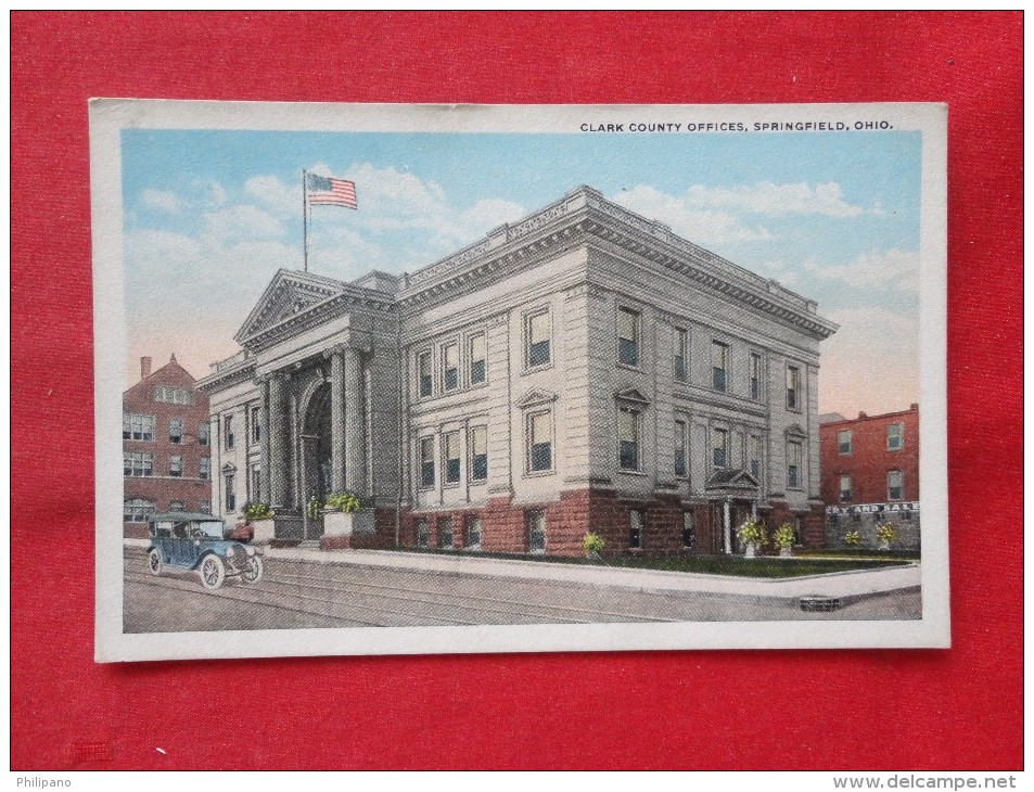 Ohio  -- Springfield -- Clark County Offices   Not Mailed   Ref 1218 - Andere & Zonder Classificatie