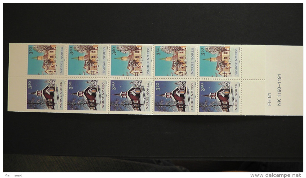 Norway - 1993 - Mi.Nr. 1141-2,booklet**MNH - Look Scan - Markenheftchen