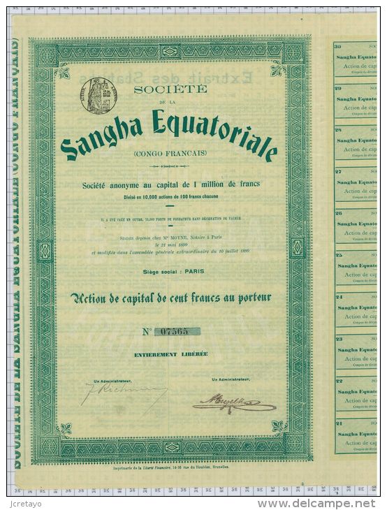 Sté De La Sangha Equatoriale, Congo Français - Afrique