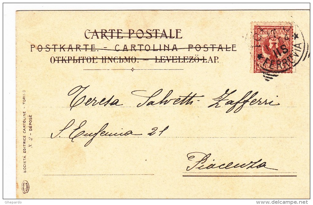 Cartolina Librty - Esposizione Di Arte Decortiva, Torino -1902    (110919) - Exposiciones