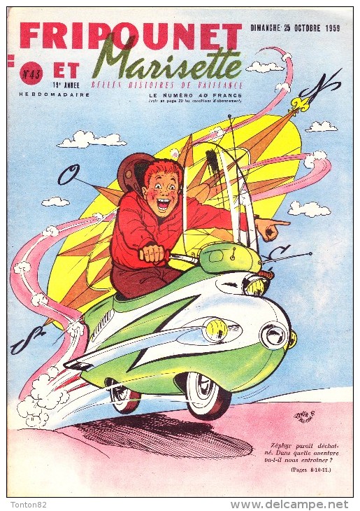 Fripounet Et Marisette - N° 43 - 25 Octobre 1959 - Fripounet