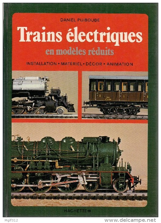 TRAINS ELECTRIQUES En Modèles Réduits De DANIEL PUIBOUBE Edité En 1978 - Railway & Tramway