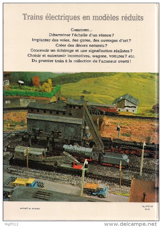 TRAINS ELECTRIQUES En Modèles Réduits De DANIEL PUIBOUBE Edité En 1978 - Railway & Tramway