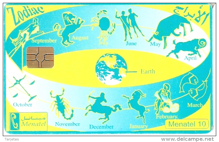 TARJETA DE EGIPTO DE EL ZODIACO (HOROSCOPOS) - Astronomy