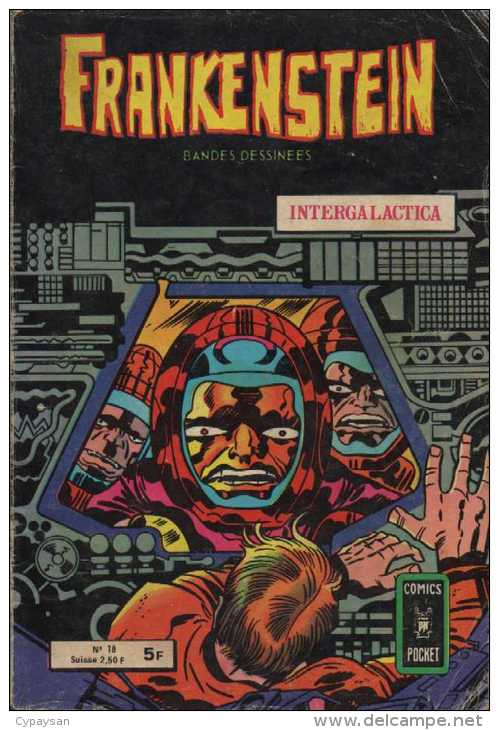 FRANKENSTEIN N° 18 BE AREDIT 09-1980 COMICS POCKET - Frankenstein