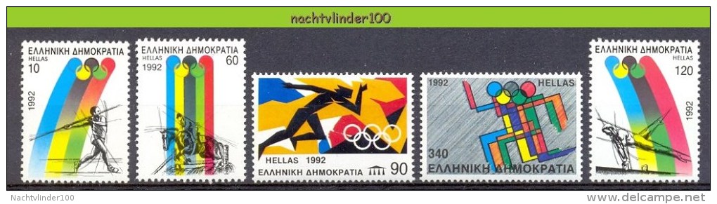 Mnq005 SPORT OLYMPISCHE SPELEN PAARD HARDLOPEN RUNNING HORSE OLYMPIC GAMES HELLAS GREECE GRIEKENLAND 1992 PF/MNH - Zomer 1992: Barcelona