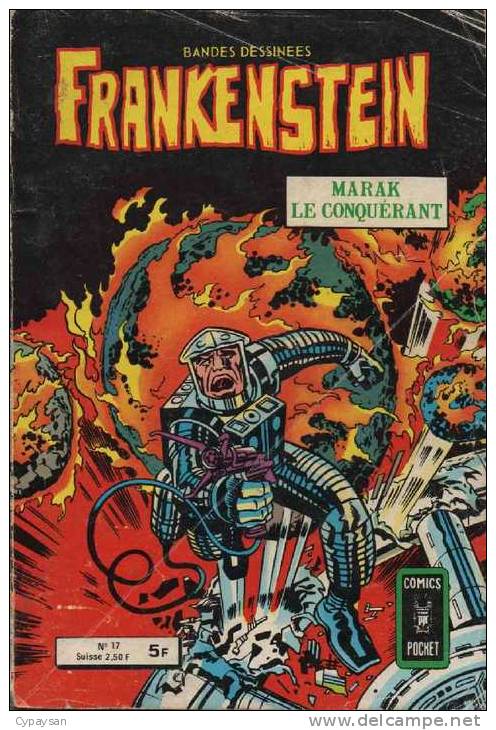 FRANKENSTEIN N° 17 BE AREDIT COMICS POCKET 04-1980 - Frankenstein