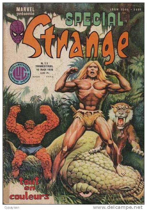 STRANGE SPECIAL N° 13 BE LUG 08-1978 - Strange