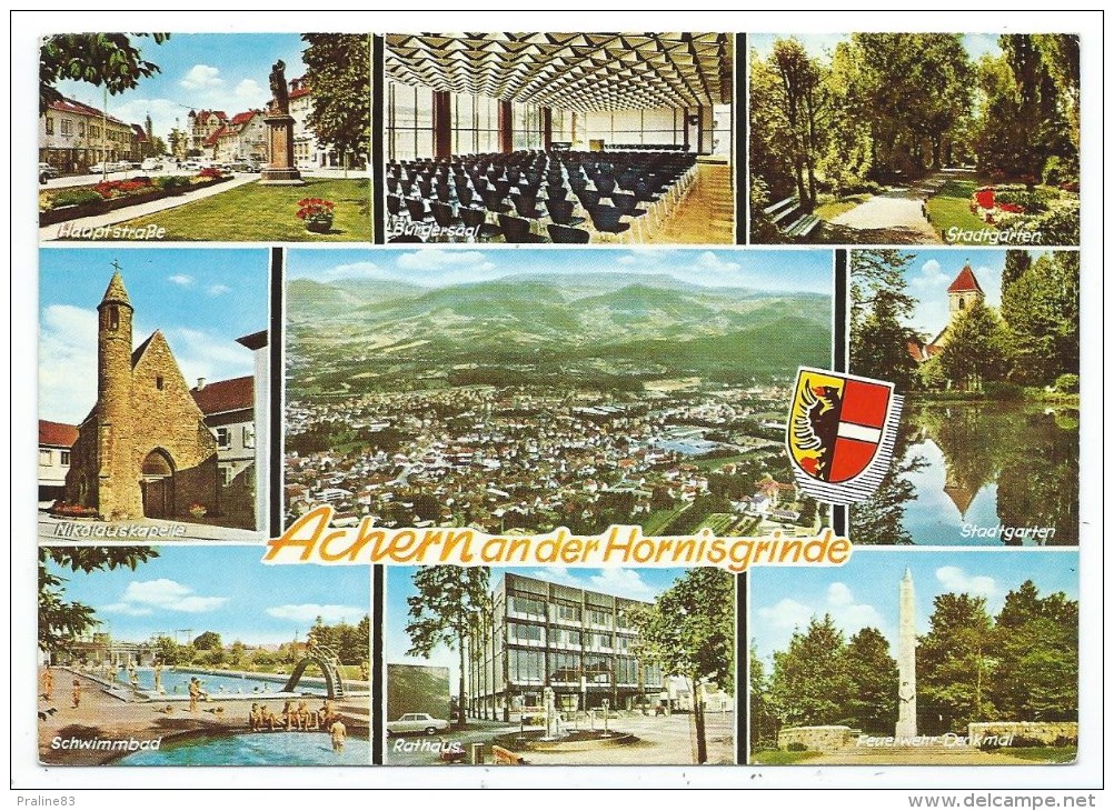 ACHERN AN HORNISGRINDE -Multivues -Bade Wurtemberg -Allemagne -Ecrite 1976 - Achern