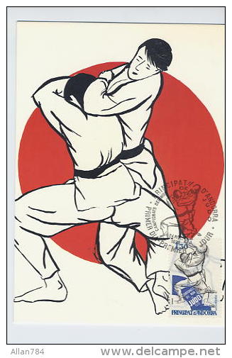 CP MAXIMUM JUDO CHAMPIONNAT DU MONDE PARIS - 24/11/79 - EDITIONS CEF - EXCELLENT ETAT - - Cartes-Maximum (CM)