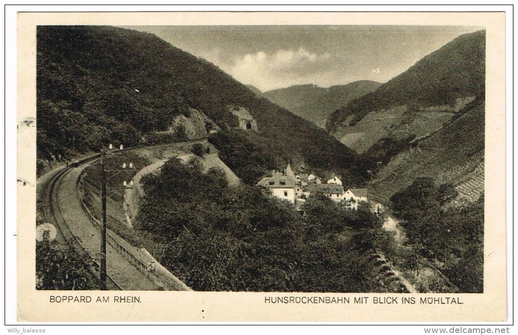 "Boppard Am Rhein - Hunsruckenbahn Mit Blick Ins Muhltal" - Rheine