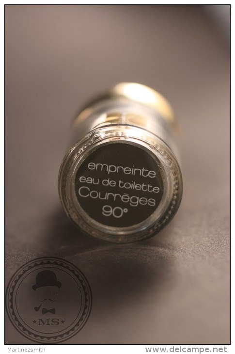 Vintage Miniature Collectable Perfume Bottle - Empreinte Courneges - Empty - Miniaturas (frascos Vacios)