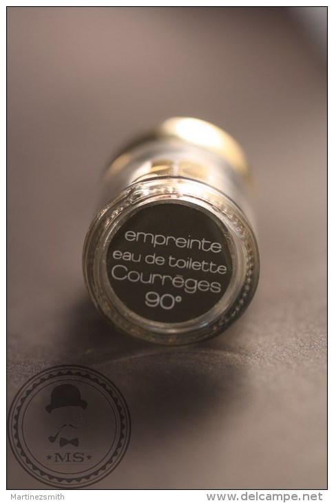 Vintage Miniature Collectable Perfume Bottle - Empreinte Courneges - Empty - Miniature Bottles (empty)