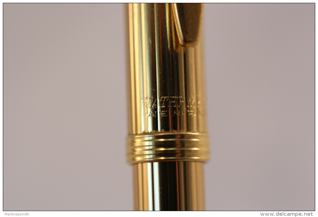Waterman Golden Colour Ball Point Made In France - Plumas