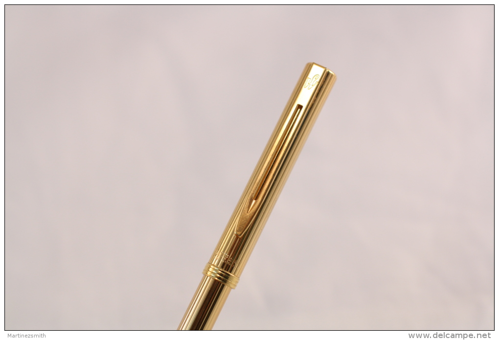 Waterman Golden Colour Ball Point Made In France - Vulpen