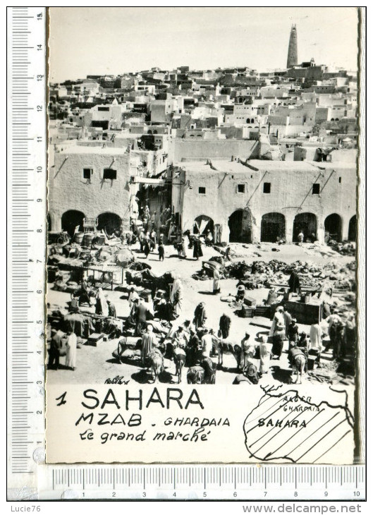 SAHARA -    MZAB  -  GHARDAIA -  Le Grand Marché - Sahara Occidental