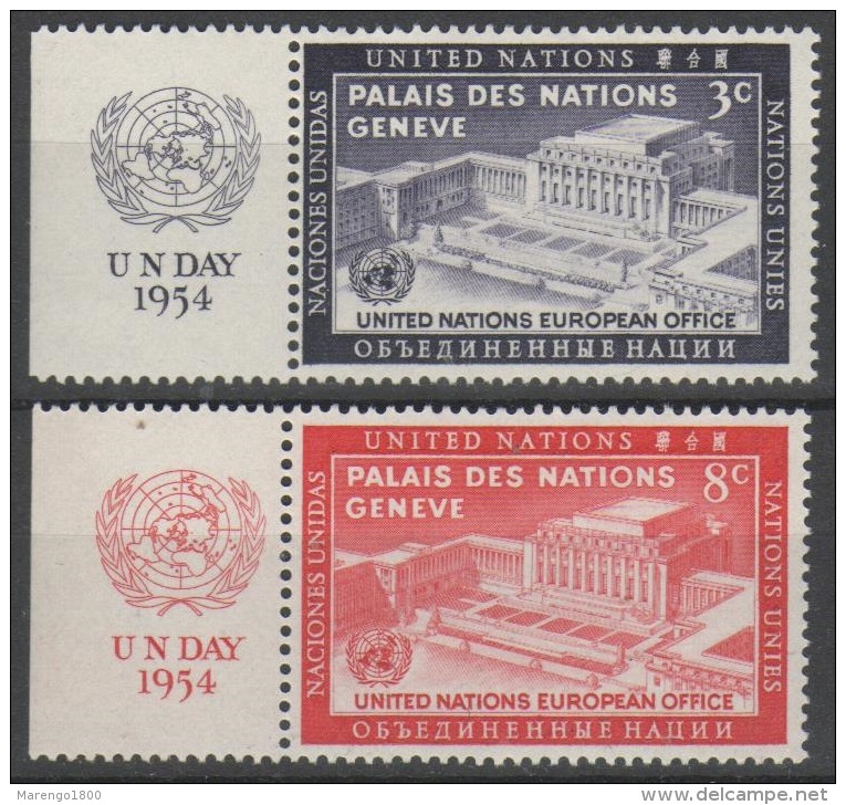 ONU New York 1954 - Ginevra - Con Appendice **      (g4552) - Nuevos