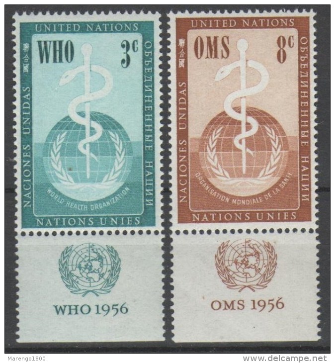 ONU New York 1956 - OMS - Con Appendice **      (g4560) - Nuevos