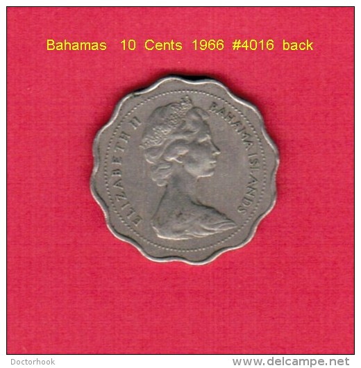 BAHAMAS    10  CENTS  1966  (KM # 4) - Bahama's