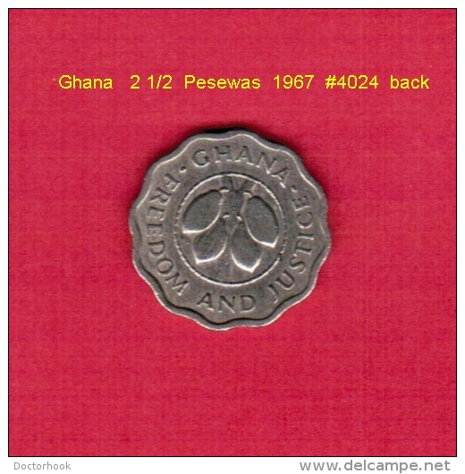 GHANA   2 1/2  PESEWAS  1967  (KM # 14) - Ghana